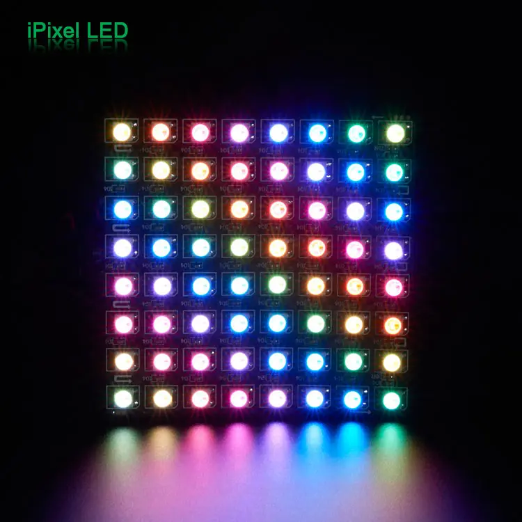 Flexible 8x8 LED Matrix ,addressable RGB led matrix