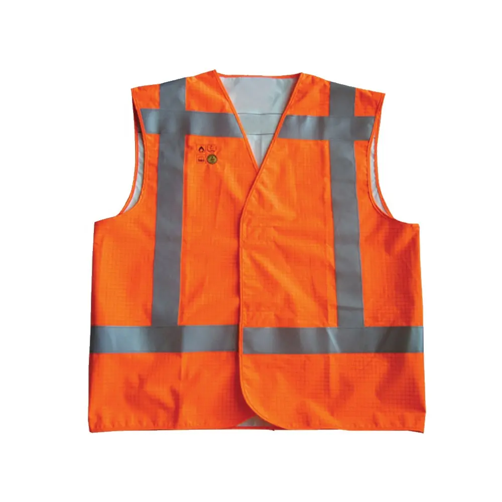 Flame resistant uniform fireproof coating workwear safety FR vest