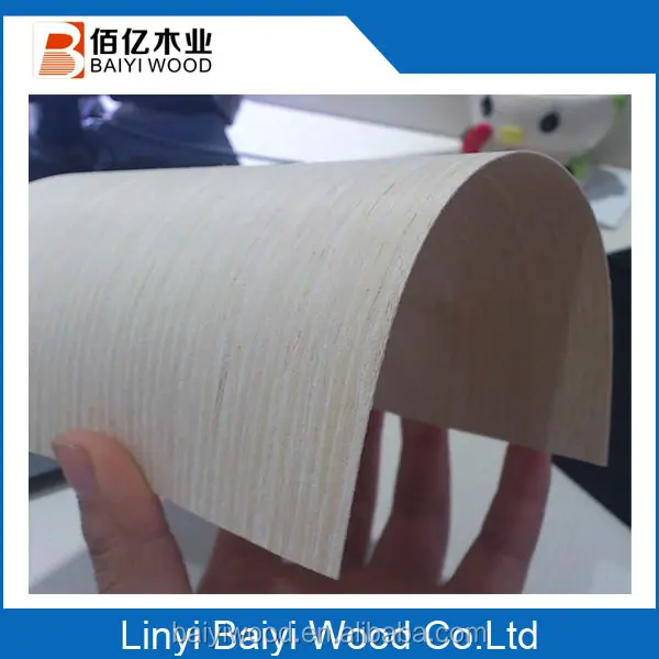 High quality types of paper thin wood veneer with cheap price