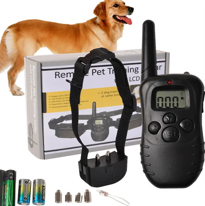 Waterproof & Rechargeable Dog Training Collar Pet Training remote 300m