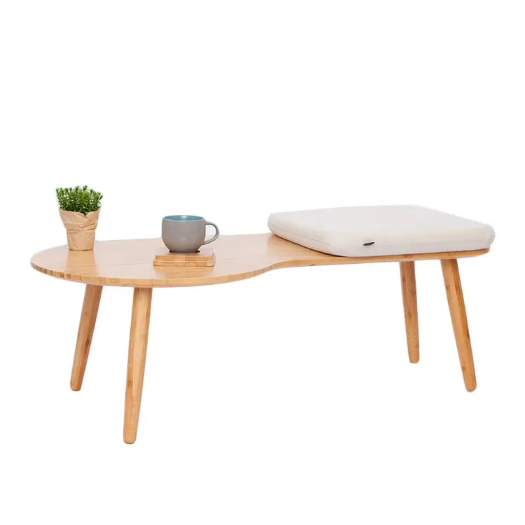 Бамбуковый журнальный столик для гостиной, Диванный боковой столик, домашняя мебель