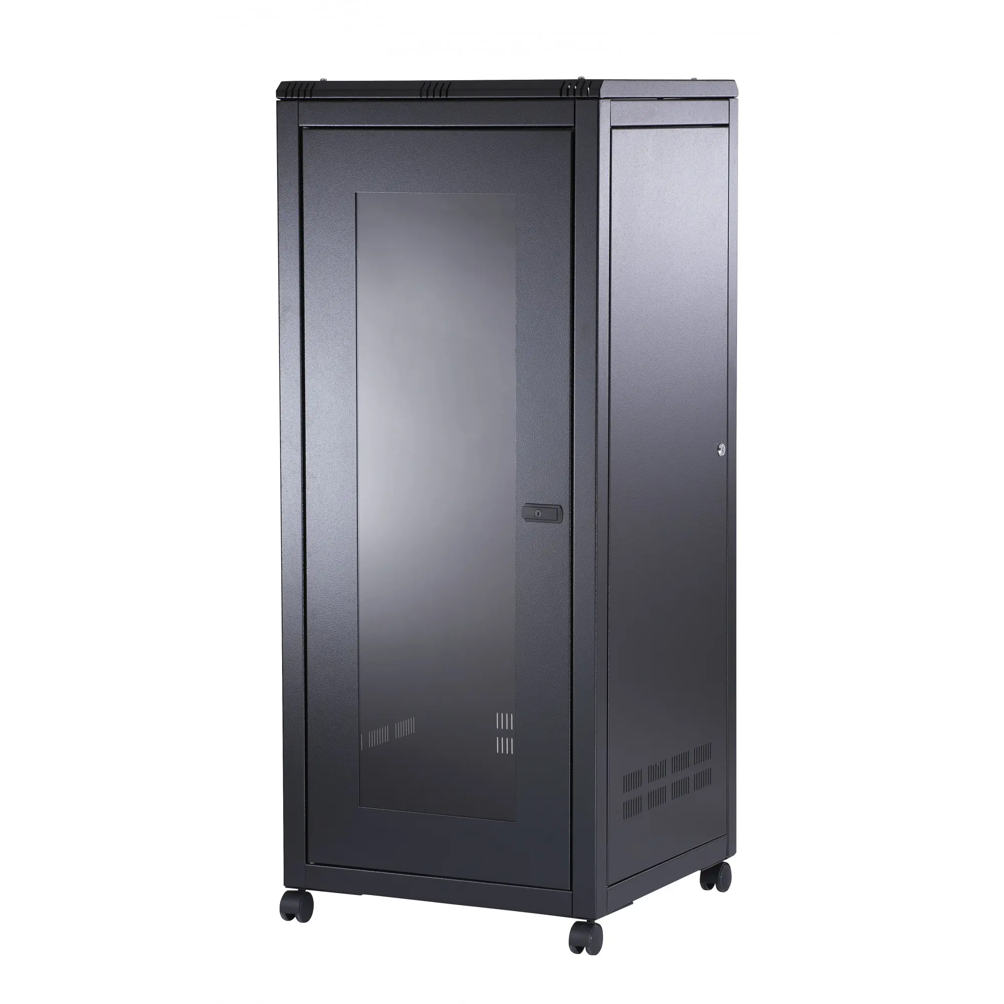 Server Rack 19 Inch 42U Rack Size 600x1000 Aluminium Glass Door with Lock Single Door 42u Network Cabinet Stock