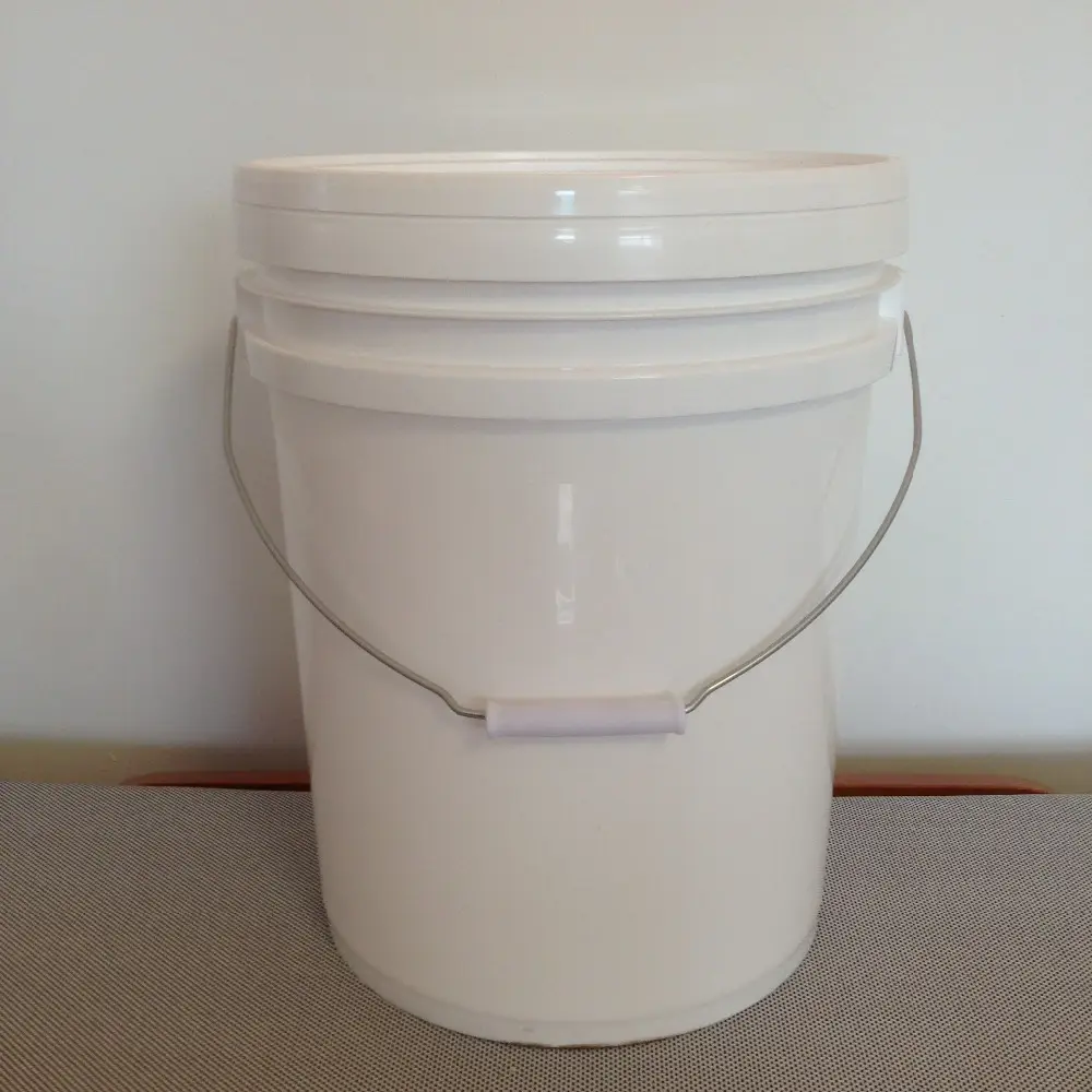 5 gallon full color round plastic bucket