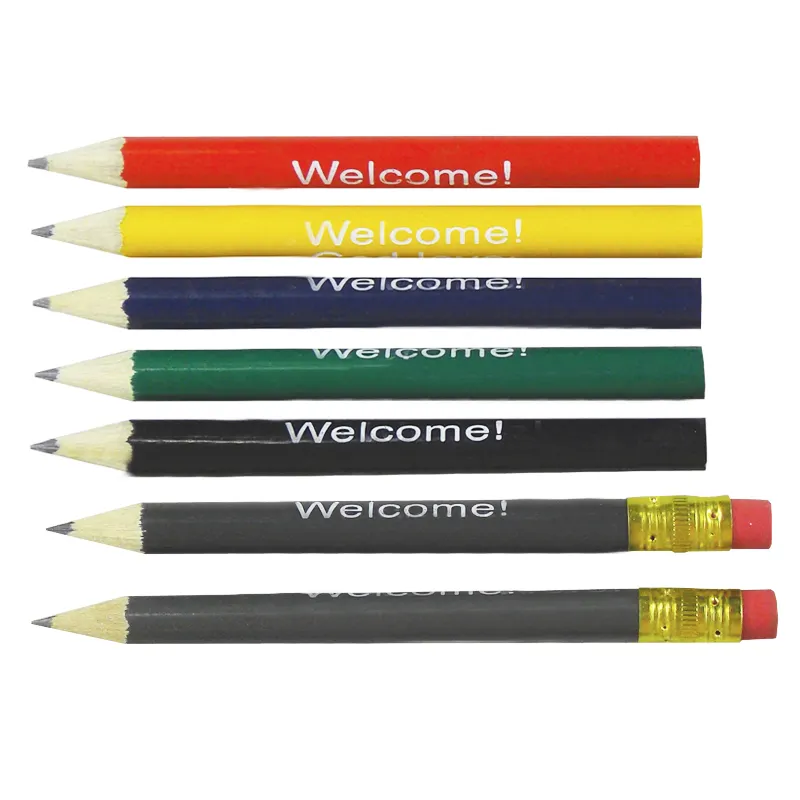 2019 High Quality Personalized HB Pencil Custom Mini Golf Pencil