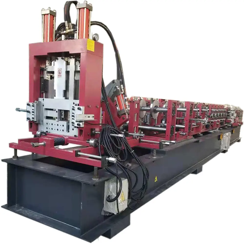 80-300 Free Model Changing Building Material Making C&Z Automatic Steel Structure Purlin Forming Machine
