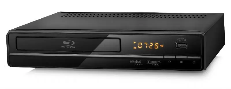 Blu-ray DVD Player with 260mm Size and 2.0 Audio Output (AN-BD2101)