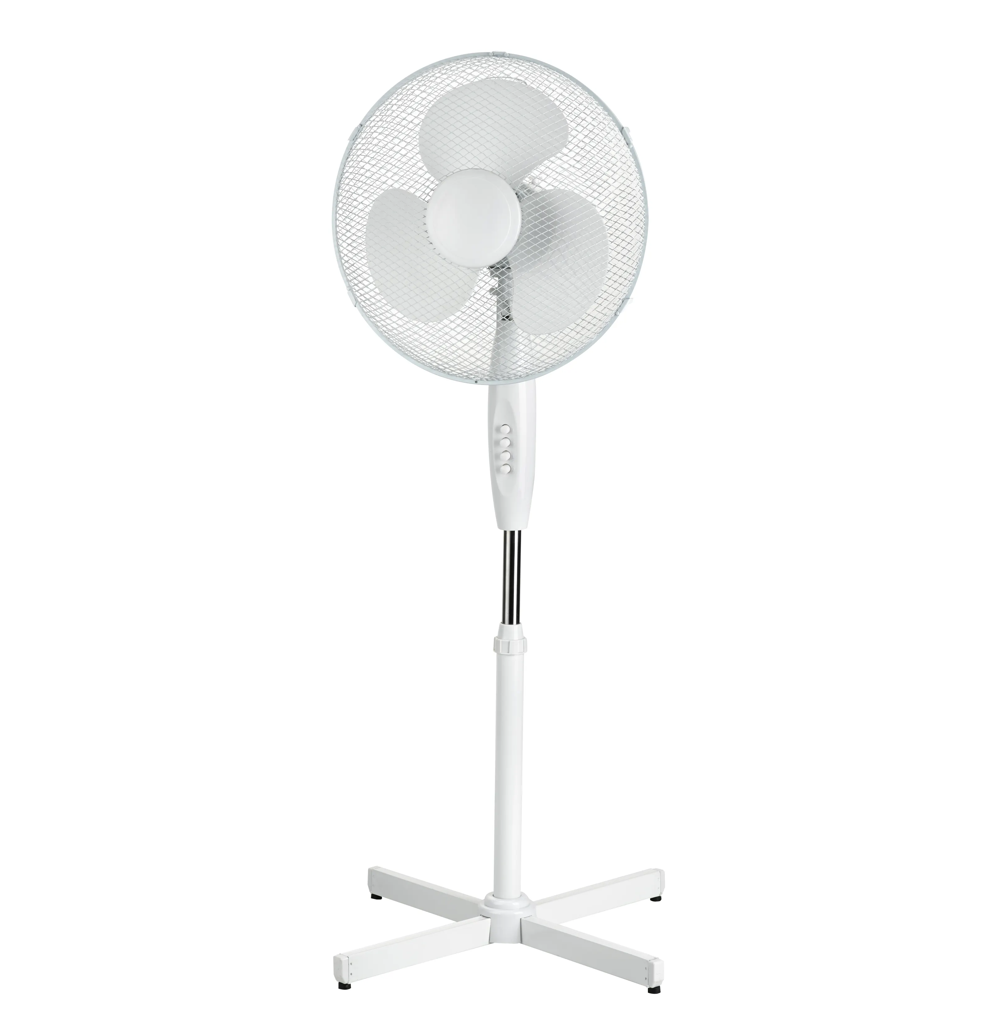 16 inch electric cooling stand pedestal fan with copper motor cross base