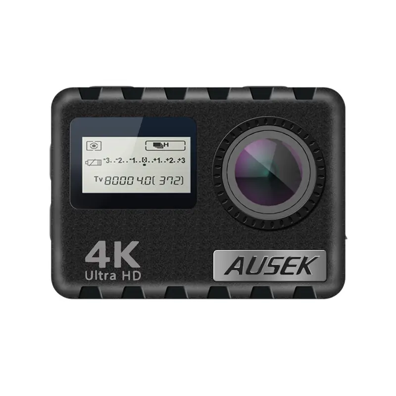 Ultra 4K HD Dual Screen Waterproof 30M Camera with Remote Control and Touch Function