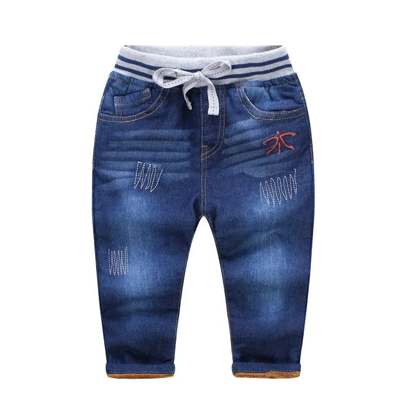 New Model Jeans Pant Style Embroidery Kids Jeans From China Supplier