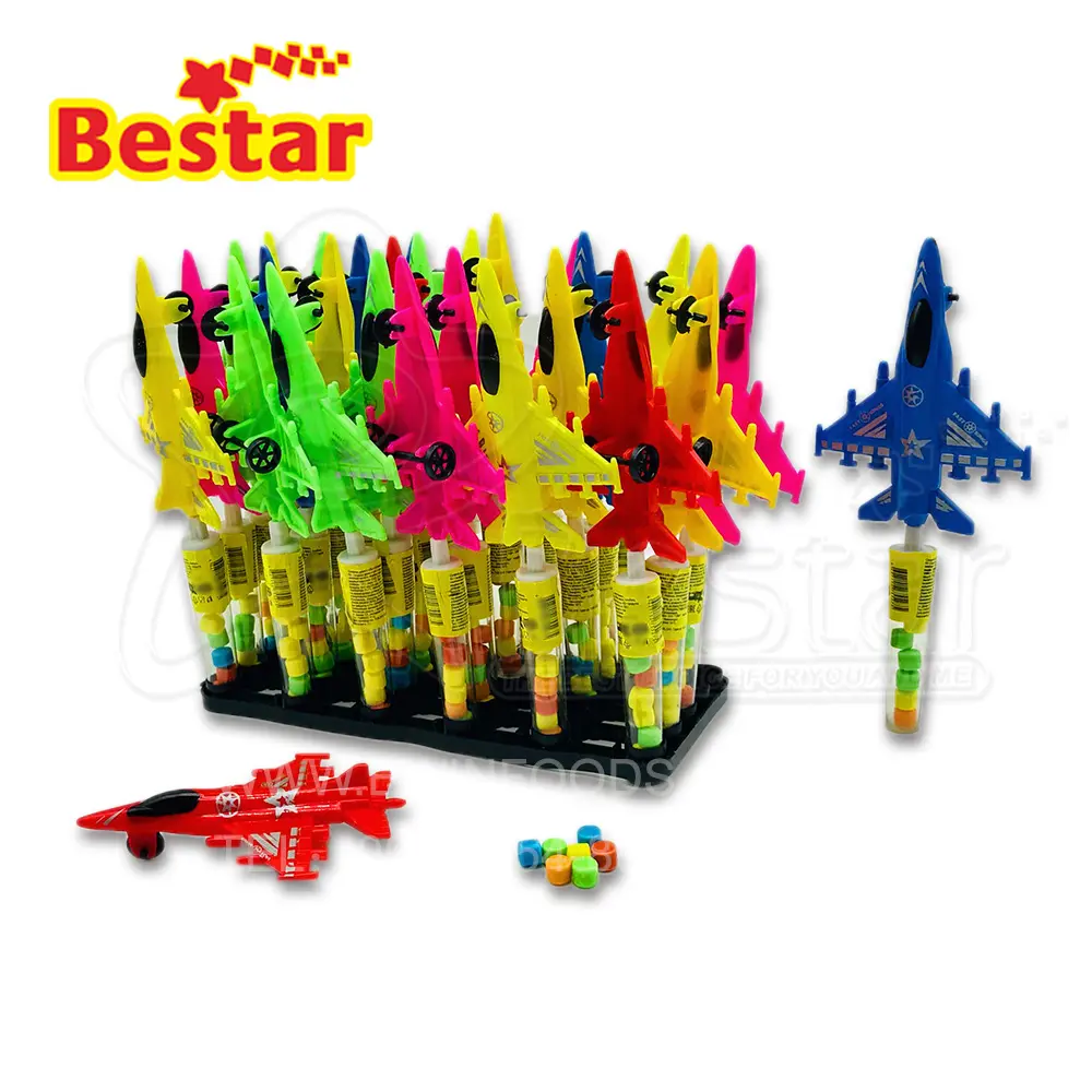 Colorful Battle Plane Toy Candy For Children