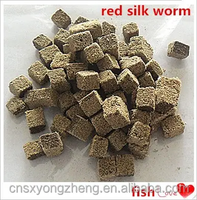 Dried Tubifex Worms Block For Fish Food