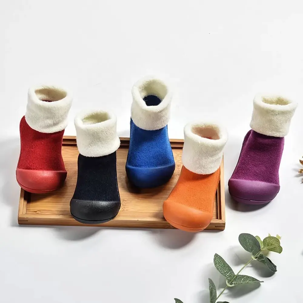 Изготовленные На Заказ высококачественные детские носки-тапочки с резиновой подошвой