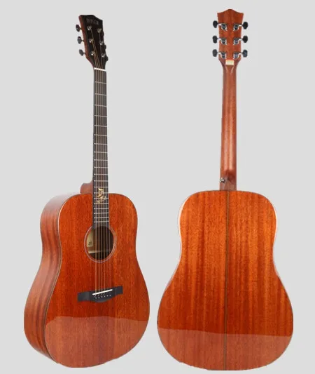 wholesale 41 inch peach veneer high quality acoustic guitar hot sale