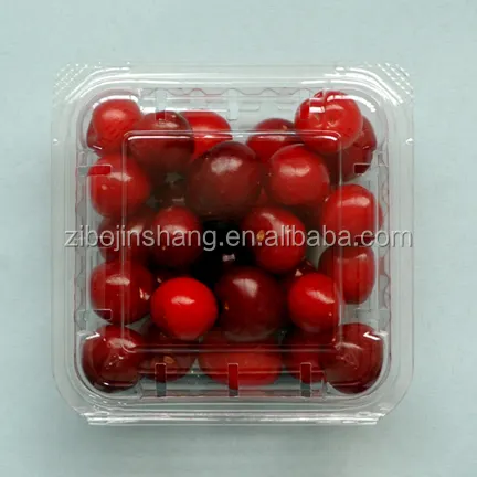 6 ячеек фруктовый ПЭТ пластиковая упаковочная коробка для упаковки клубники