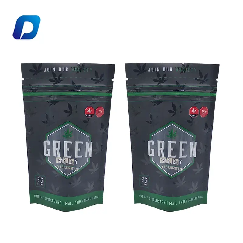 plastic bag factory stand up UV printing custom printed foil aluminated mylar ziplock bags with windows