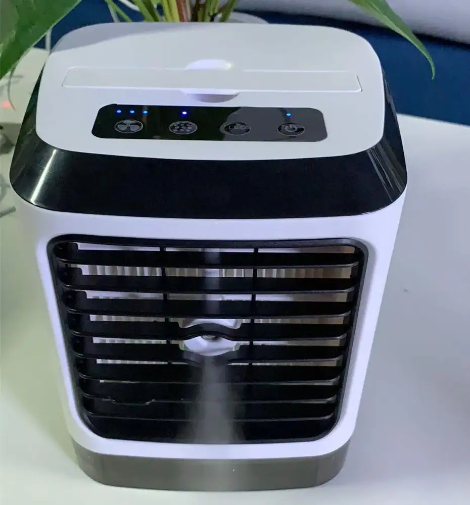 Комнатный вентилятор водяного охлаждения, персональный Электрический испарительный лучший портативный воздушный охладитель для дома