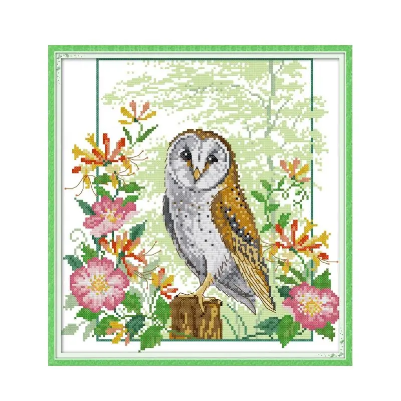 NKF Owl 7 needlepoint embroidery handicraft cross stitch kit