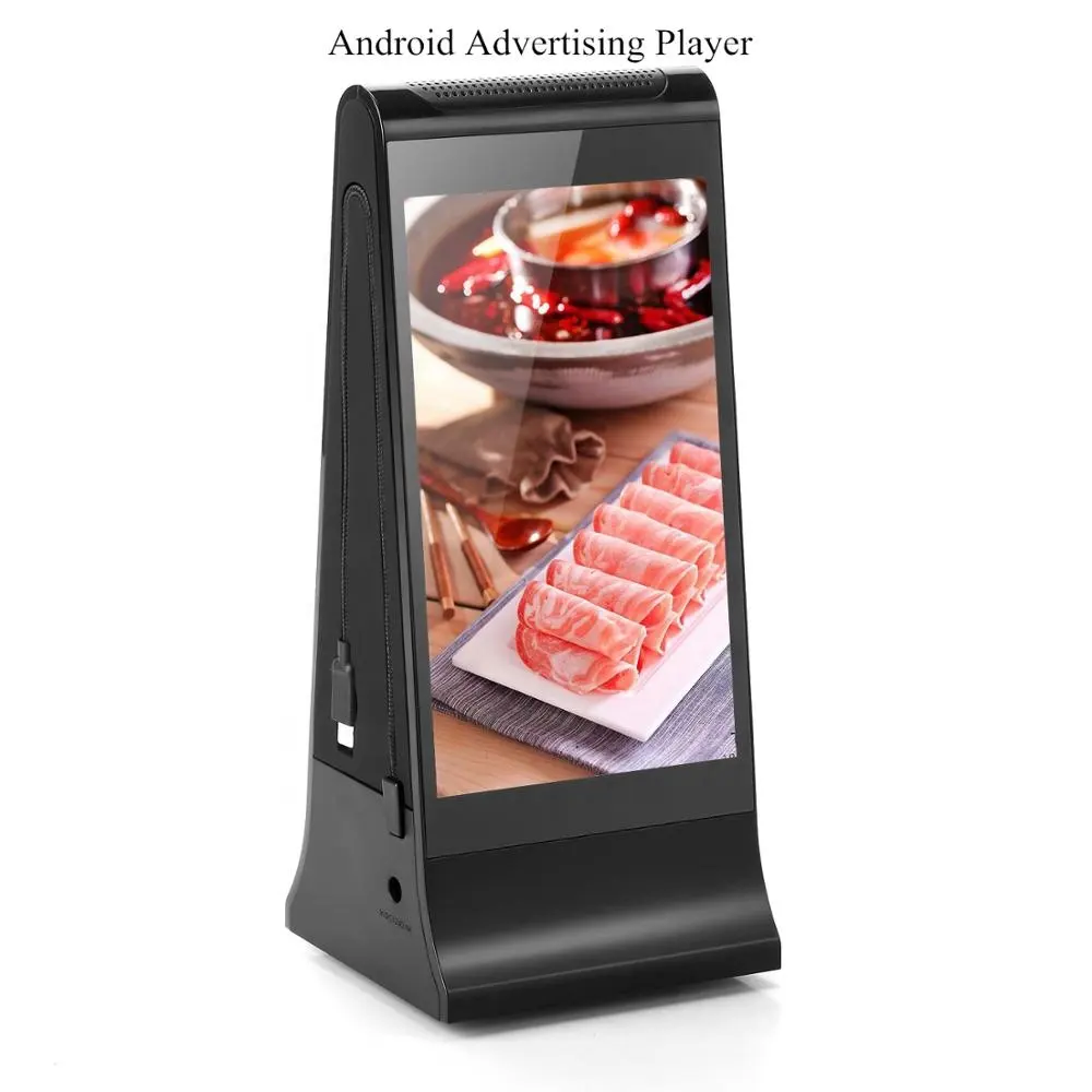 Hot LCD digital Signage Desk Standing Multimedia Kiosk Touch Screen Android Advertising Player