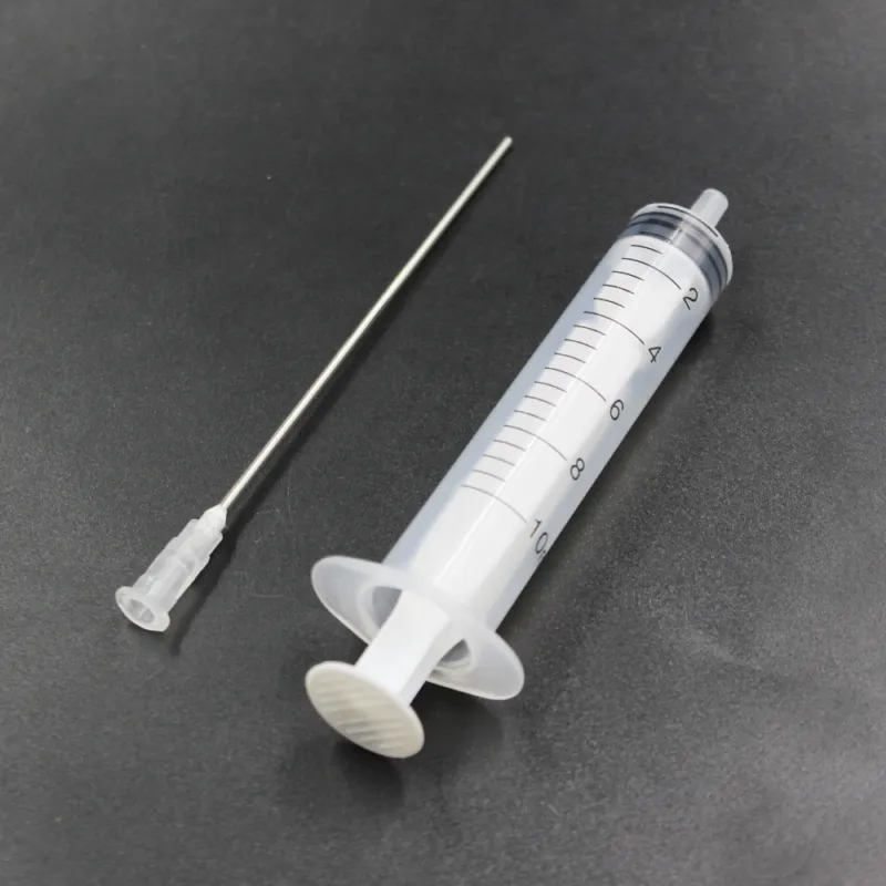 10ml syringe injector for refilling ink CISS CIS with 10cm long needle