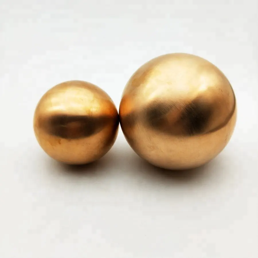 Factory Customized 30mm 50mm Solid Pure Copper Sphere