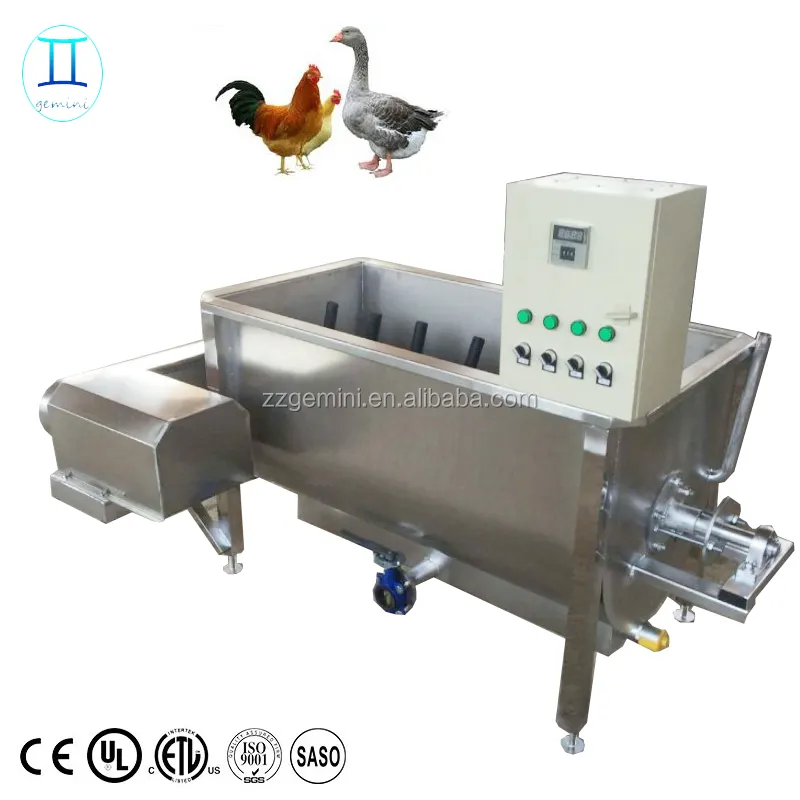 70 L chicken plucker scalder / poultry plucker / poultry scalding plucking machine