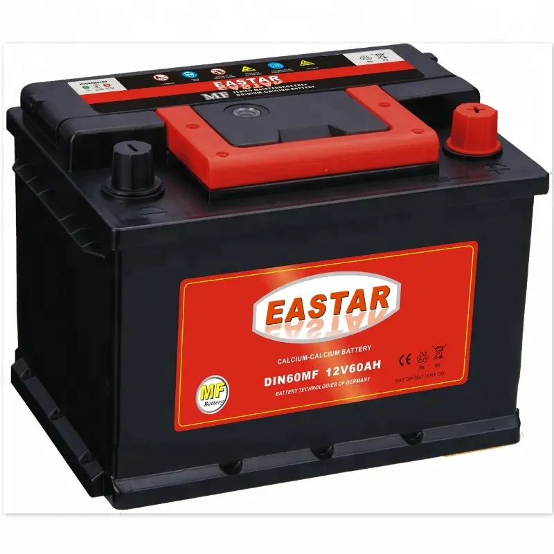 12V 60Ah/80Ah/45Ah DIN standard-MF charged automobile battery