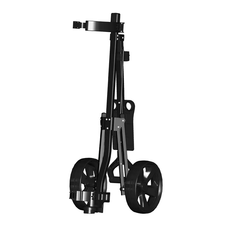 Quality Guaranteed 2-wheel Slide Lock System Golf Push Trolley/Mini Golf Cart