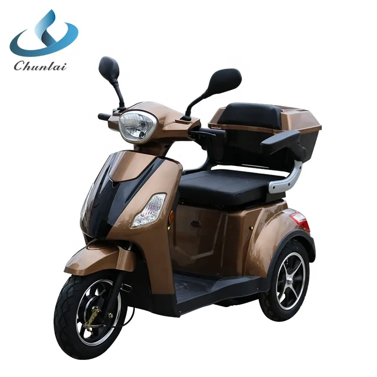 EEC approved 3 wheel electric tricycle mobility scooter 24V 500W for elderly and adult disabled