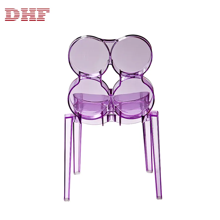 Современный элегантный мебель для укладки Прозрачные Акриловые Пластиковые свадебная циркониевая диатема, стул