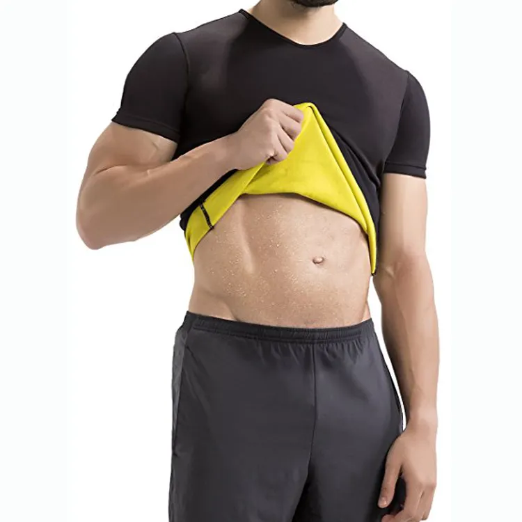 Odm Neoprene Fat Burning Sport Weight Loss Mens Tops Workout Tops