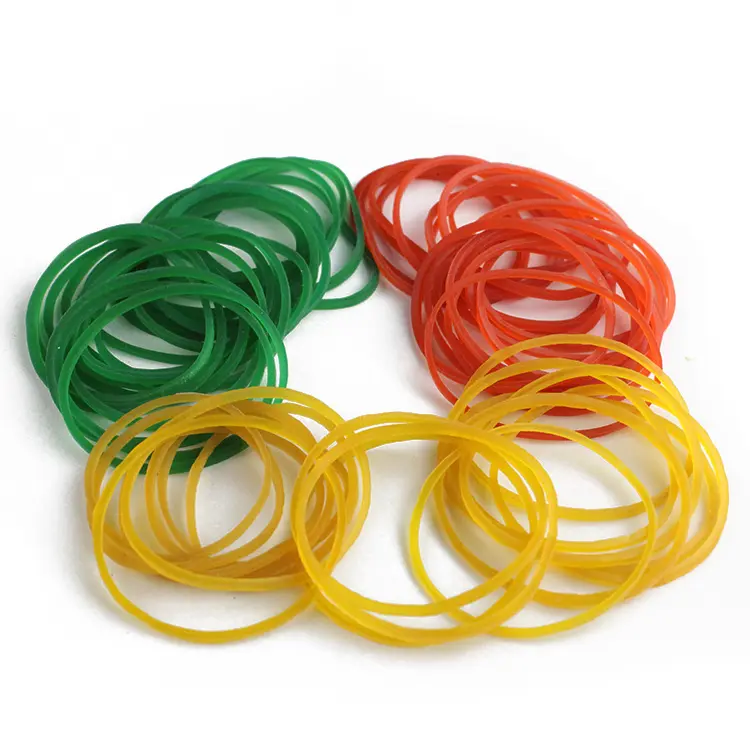 High Quality natural transparent color rubber band for office school