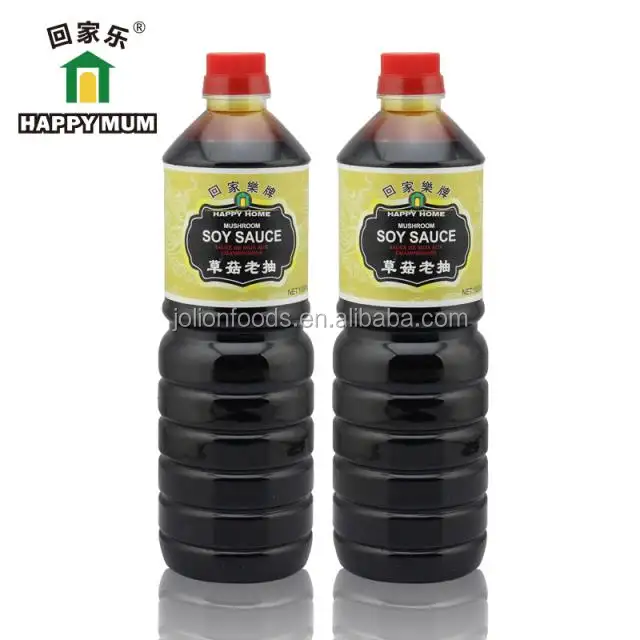 Halal Manufacturer 1000ML Superior Mushroom Dark Soy Sauce Oriental Sauce
