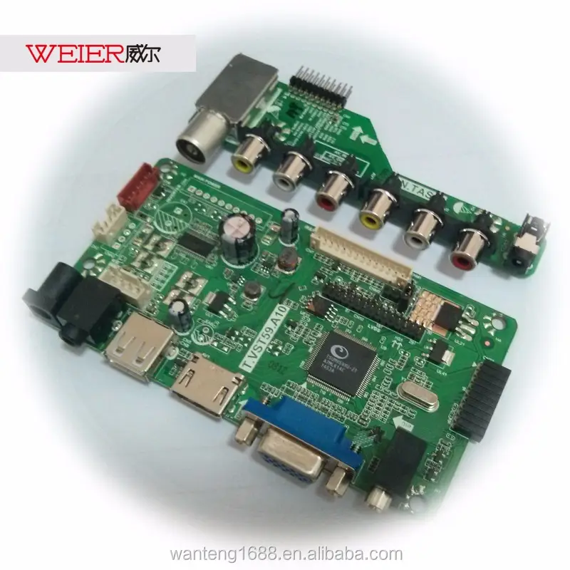 Weier CVT T.VST56.A10 LCD и LCD TV материнская плата TV Card PCB