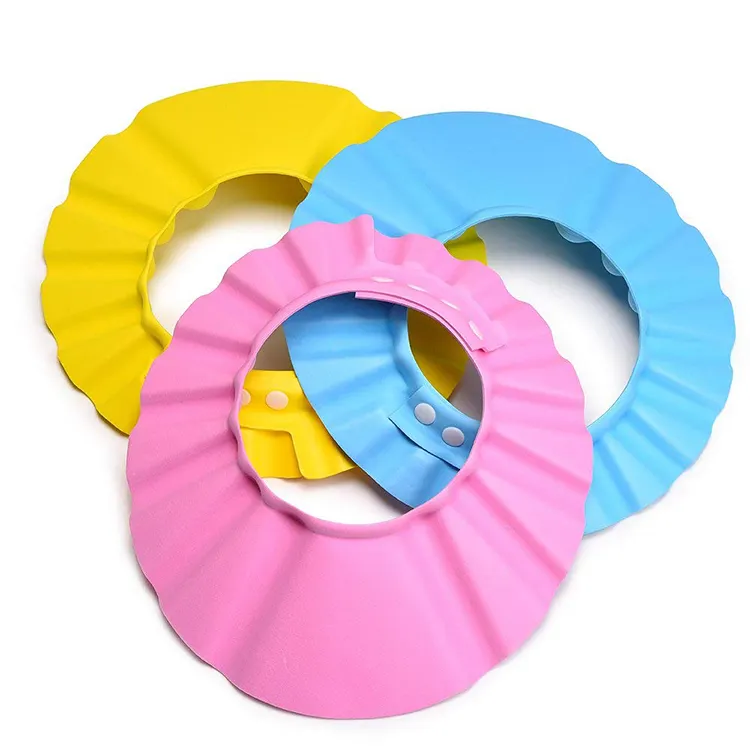 A313 EVA foam babay bath shower cap for kids