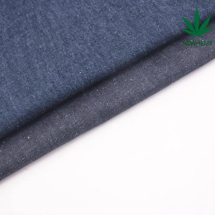 natural 55% hemp 45% organic cotton hemp denim fabric wholesale