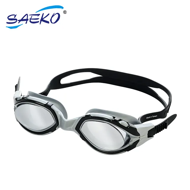 Очки для бассейна SAEKO, цельные очки для водного спорта, модные очки для плавания