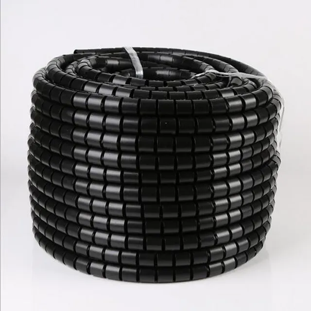 High Quality Spiral Cable Management PE Material 15MM 20MM 25MM Diameter Pack of 1.5/2 Meter