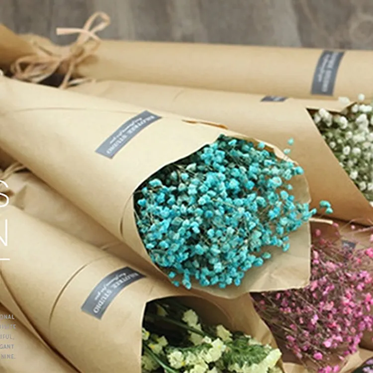 Manufacturer wholesale recycled customized packing gift wrapping paper for bouquet