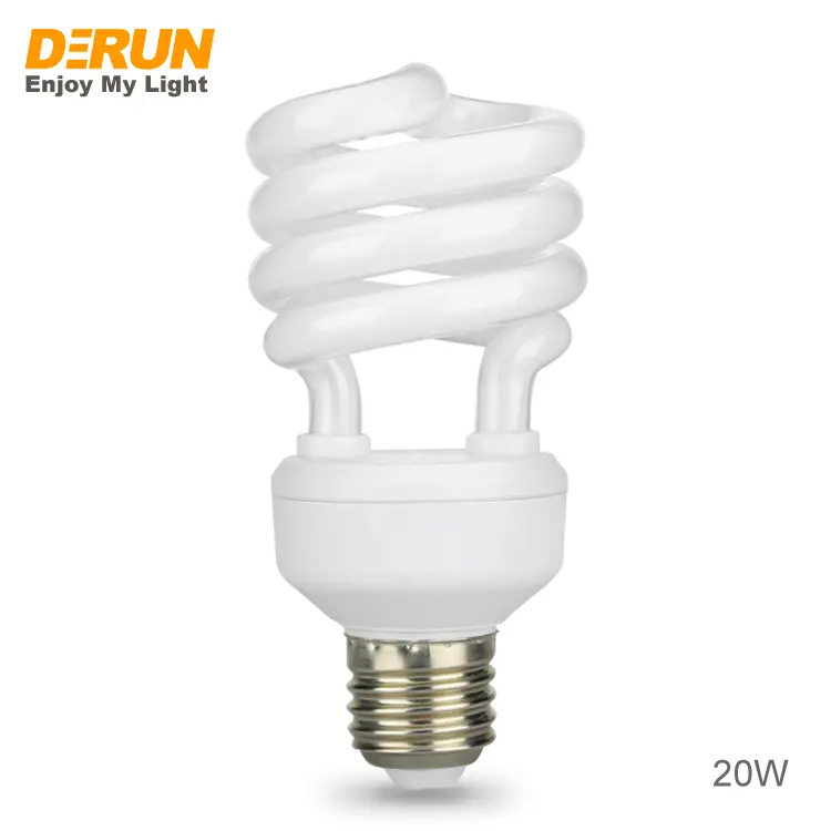 Горячая Распродажа; Оптовая продажа; Половина или полный спиральная компактная люминесцентная энергосберегающая лампа E27 B22 cfl saver лампочка завод, CFL-SPIRAL