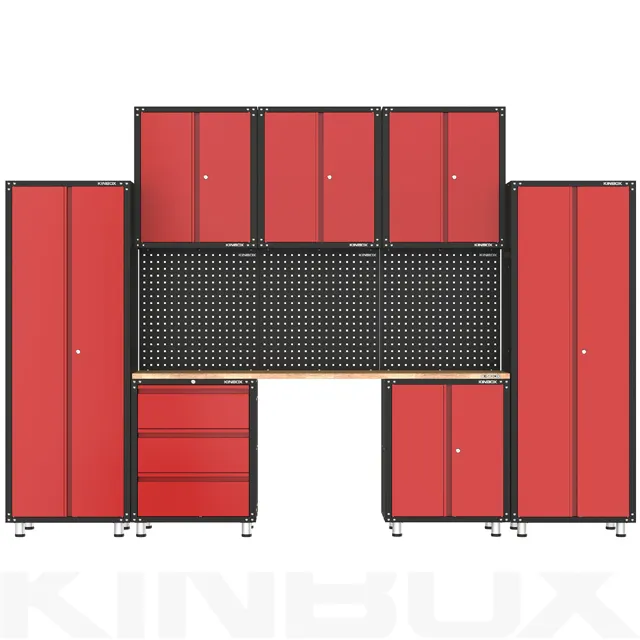 Kinbox Hot Sales Heavy Duty Garage Storage Steel Cabinet to Store Tools