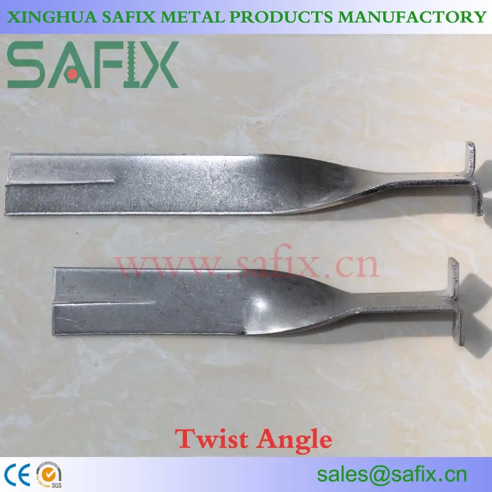 201 304 316 Stainless Steel Twist Angle/Fish Tail Up and Down Bracket For Stone Cladding Fixings