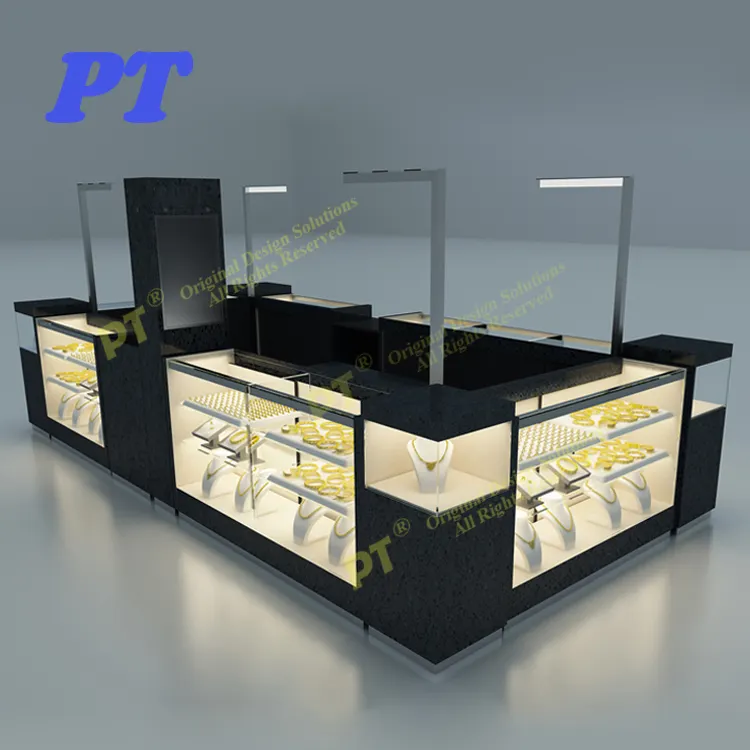 Wholesale Luxury Shopping Mall Jewelry Kiosk For Sale