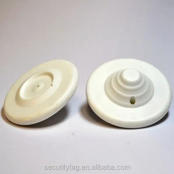 factory supply rf saucer style hard round tag eas system manufacturers