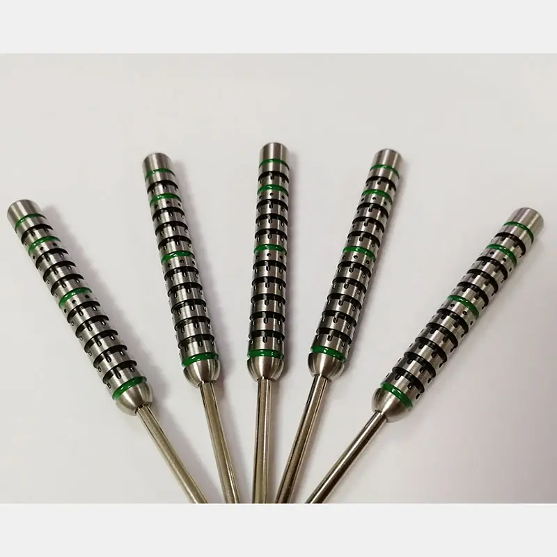 Pixel dot grooves tungsten dart barrels  steel tip tungsten darts  soft tip darts