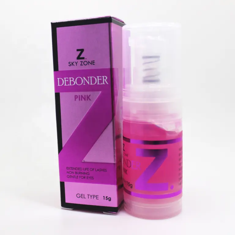 OEM ODM Korea eyelash extension Gel remover Pink 15ml Sky Zone Debonder remover false eyelashes wholesale