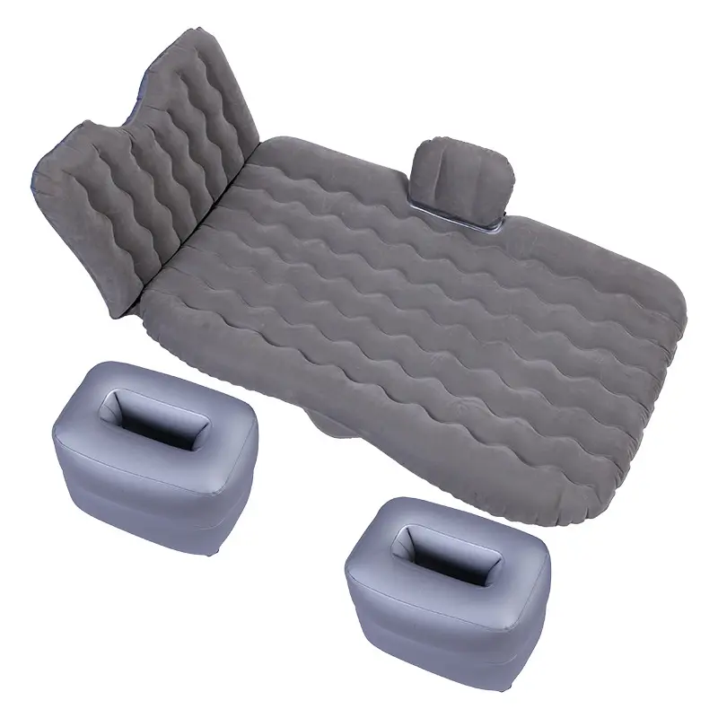 Удлиненная надувная кровать для кемпинга и путешествий на автомобиле, с воздушным насосом