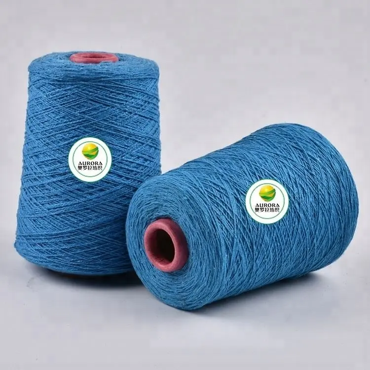 NE 4/1 COTTON POLYESTER BLENDED TUFTING YARN FOR CARPET STRINGES