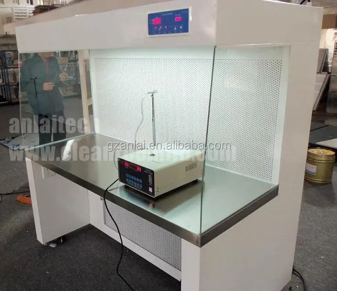 ISO CE certificated vertical laminar flow hood/clean bench