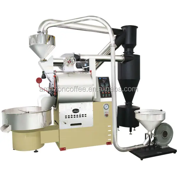 20kg Gas Coffee Roasting machine /commercial coffee bean raoster machines with coffee destoner