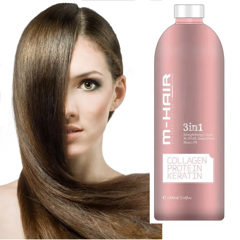 Factory price One Step Japanese Nano hair Straightening perm keratin hair rebonding smoothing cream products